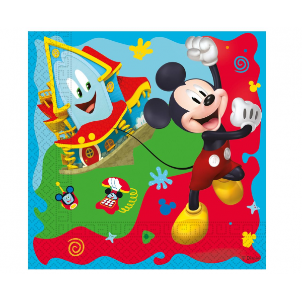 Serwetki papierowe Myszka Mickey i przyjaciele 33x33cm 20szt