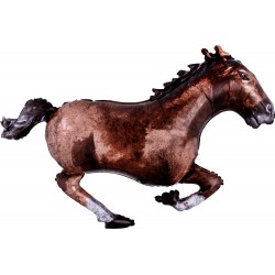 Balon foliowy Koń brązowy 101x63cm
