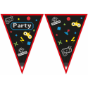 Baner papierowy flagi Gaming Party 230cm